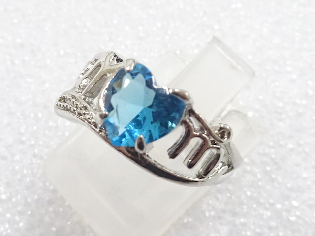 JAPANESE KIMONO / ANTIQUE COLORED STONE RING (SIZE 10)